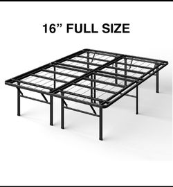 New Other Zinus 16” Full Size SmartBase Deluxe Mattress Foundation Platform Bed
