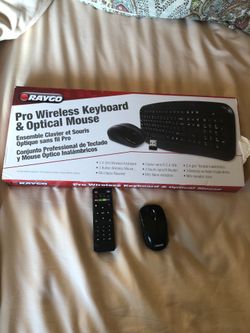 Ray go wireless keyboard and optical mouse with remote