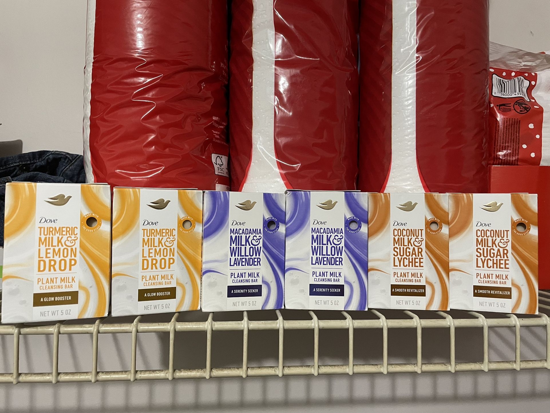 6 NEW Women’s Dove Milk Soap Bars
