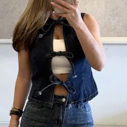 Jean Vest Women