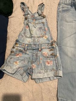 Jean short jumpsuit