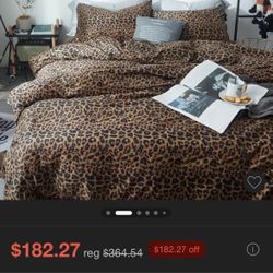 Leopard Duvet Cover Set 