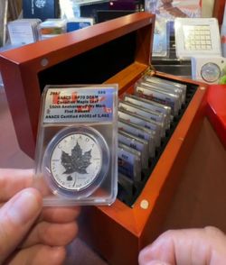 RARE! Reverse Proof  Maple .999 series of 10 consecutive