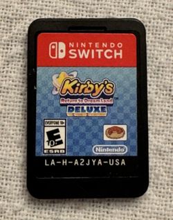 Kirby’s return to dreamland deluxe for Nintendo switch