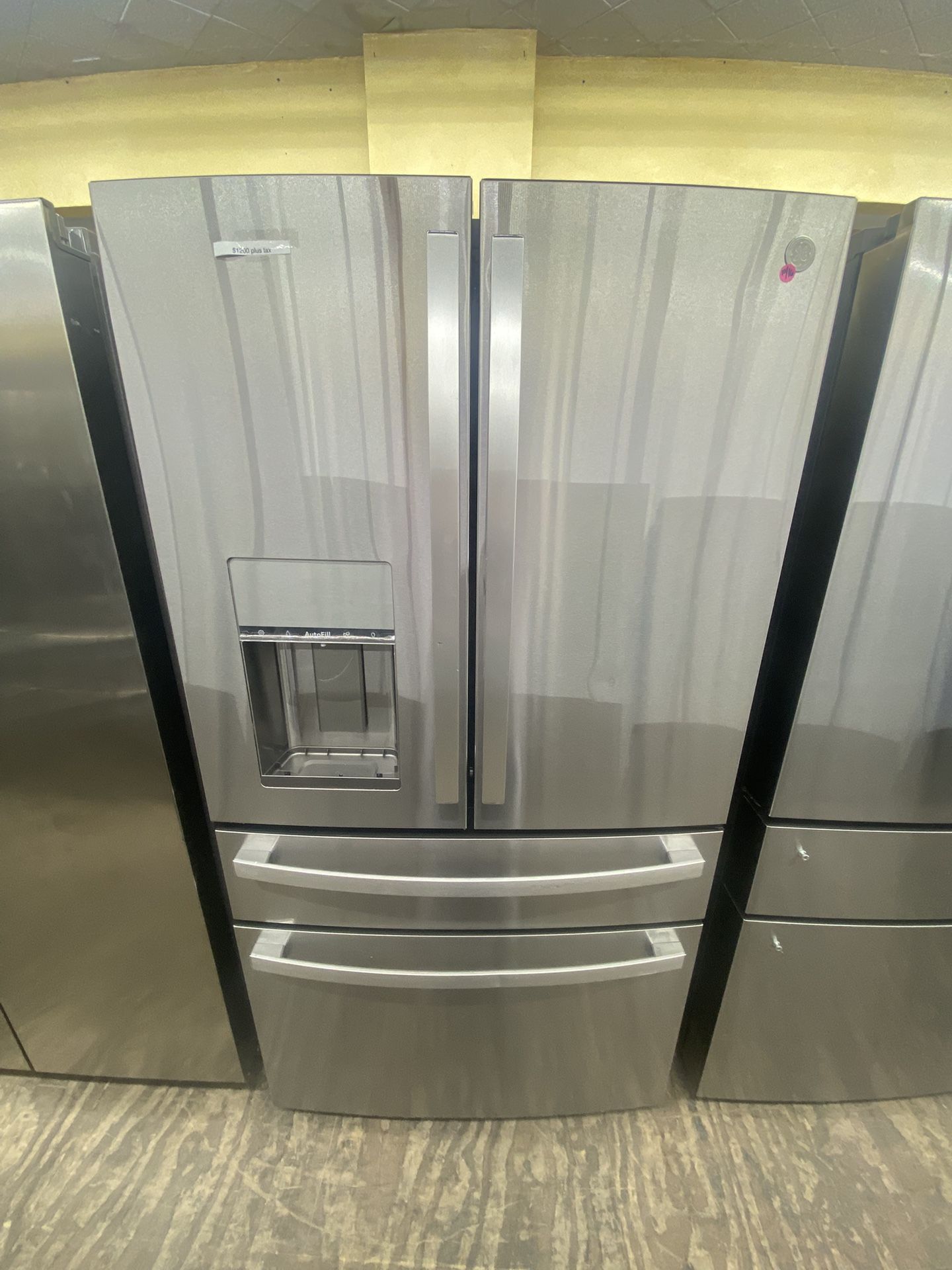 GE 36” Stainless Steel 4 Door Refrigerator