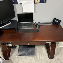 Espresso Solid Wood work Desk