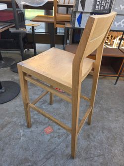 8 Solid Wood Counter Height Bar Stool