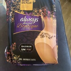 Poise, Always Pads/Underwear - Post partum /Incontinence/Bladder leakage