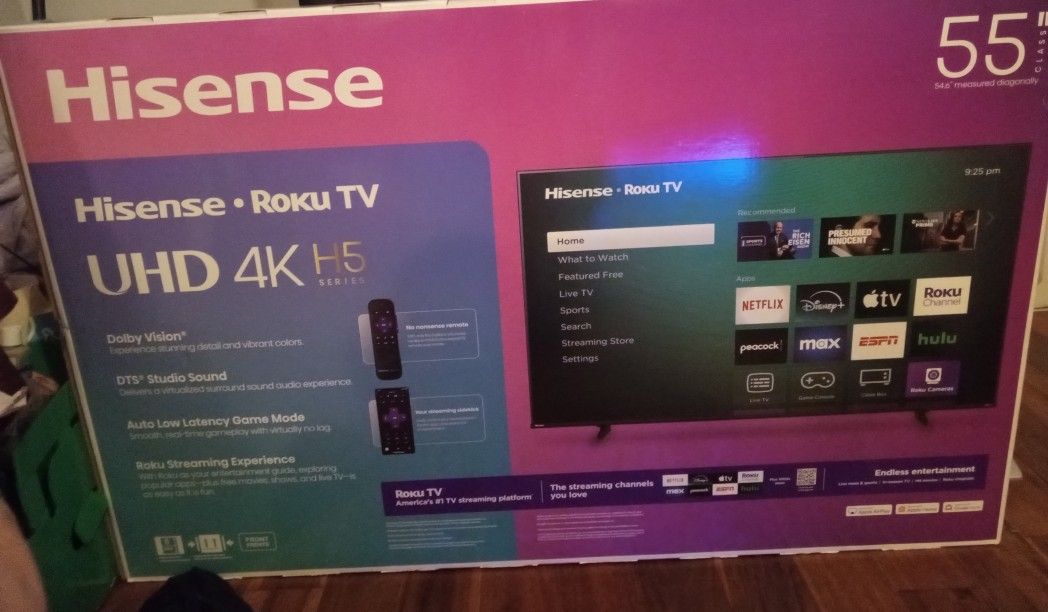Brand New 55" Roku Tv