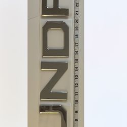 Chrome 3D Raised Tailgate Inserts Letters for Tundra 2014-2020 REAR, NEW IN BOX