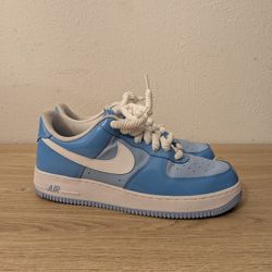 Nike Air Force 1 '07 Men's Size 11 Psychic Blue Patent White HV9405-400