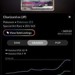 PSA 10 151 Japanese Charizard Pokemon card