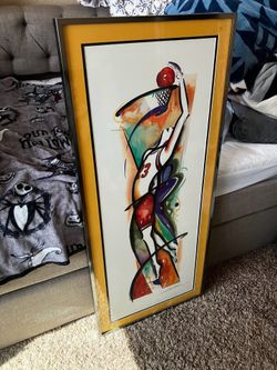 Michael Jordan basketball wall art