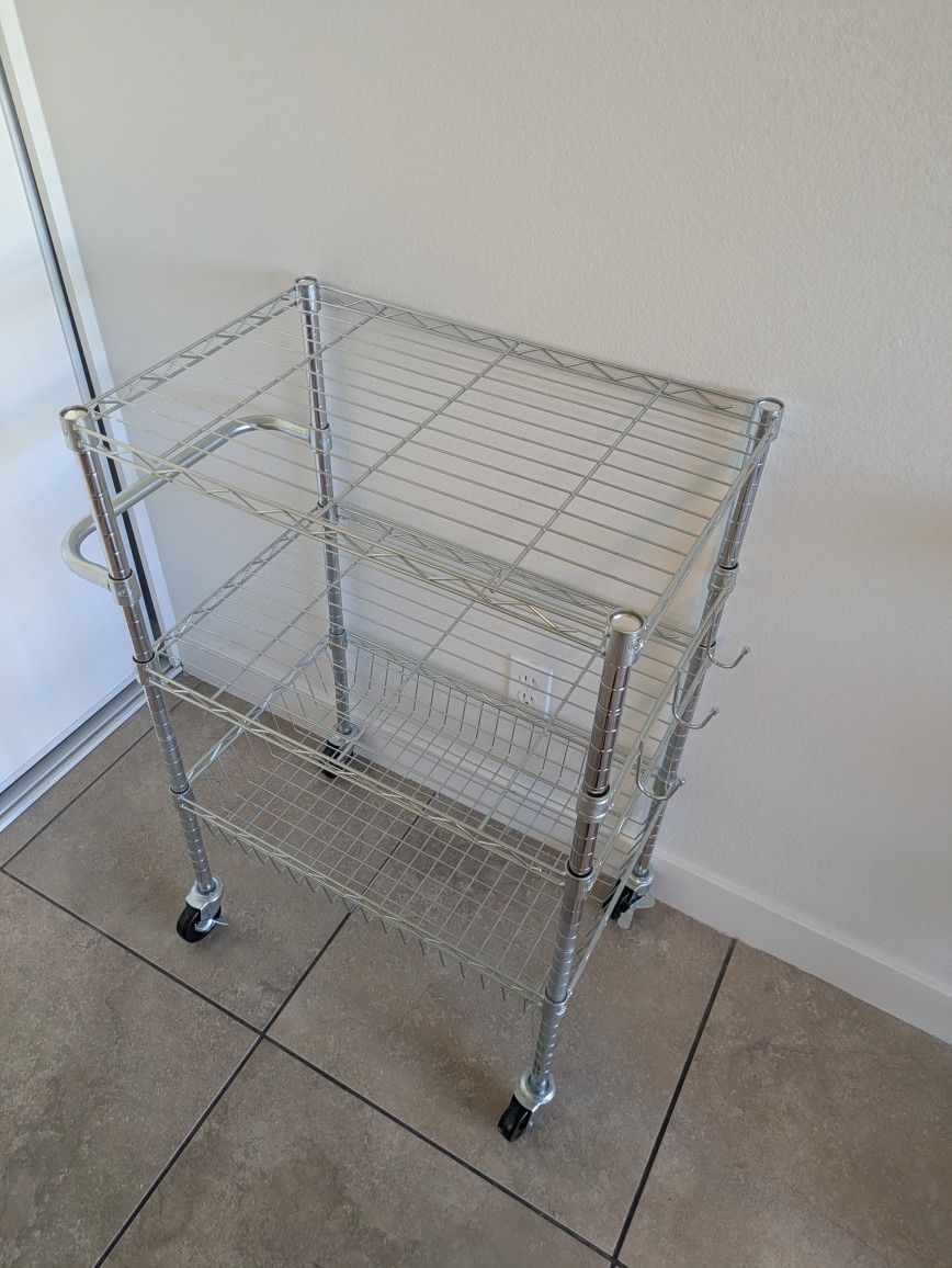 Metal Kitchen Cart