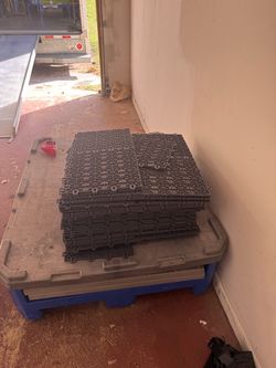 Floor tiles plastic