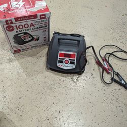 Battery charger and jump starter 