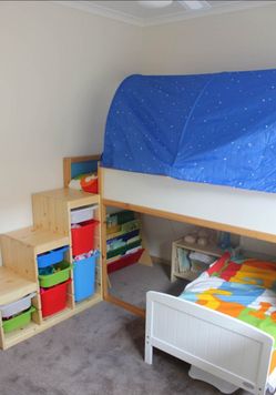 Ikea Kura Flippable Bed Frame