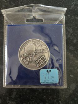 1982 Walt Disney World Epcot Center Coin