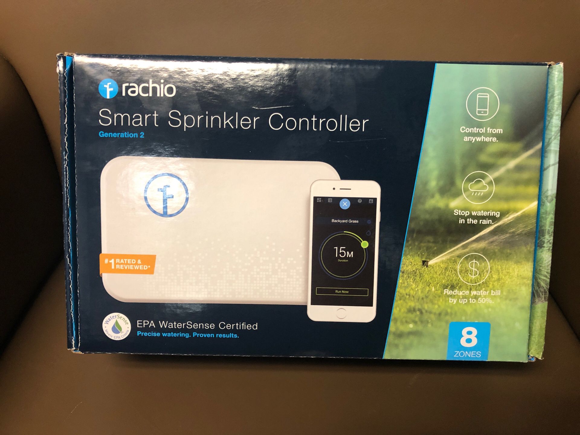 Rachio 2nd generation lawn smart sprinkler controller