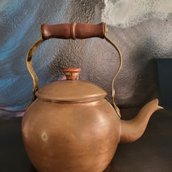 Vintage Copper Tea Kettle