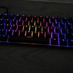 rk61 gaming keyboard rgb lights