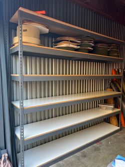 7’x8’x18” industrial shelving unit