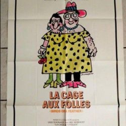 Vintage La Cage Aux Folles Poster One Sheet 1978 **10.00 Firm**