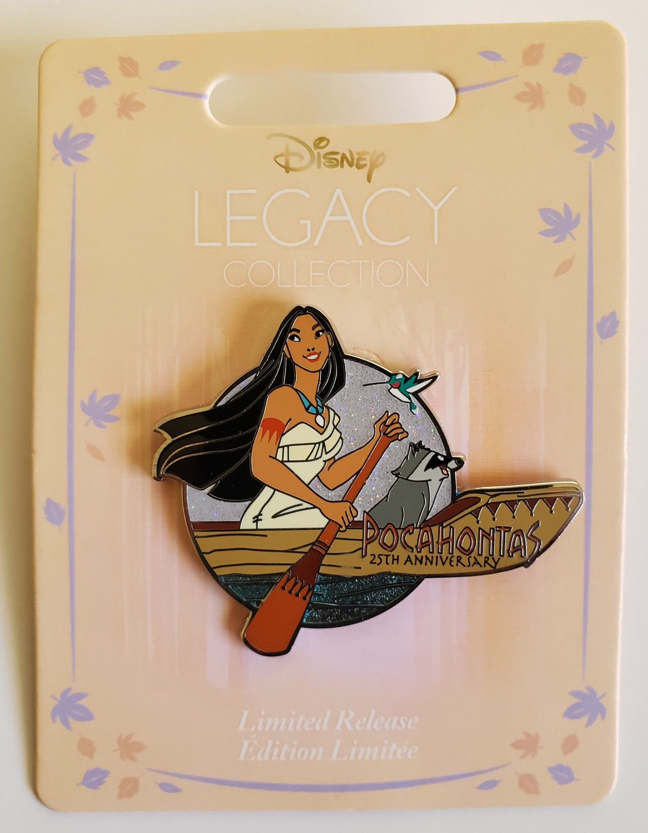 Disney Pocahontas Pin 25th Anniversary Limited Release