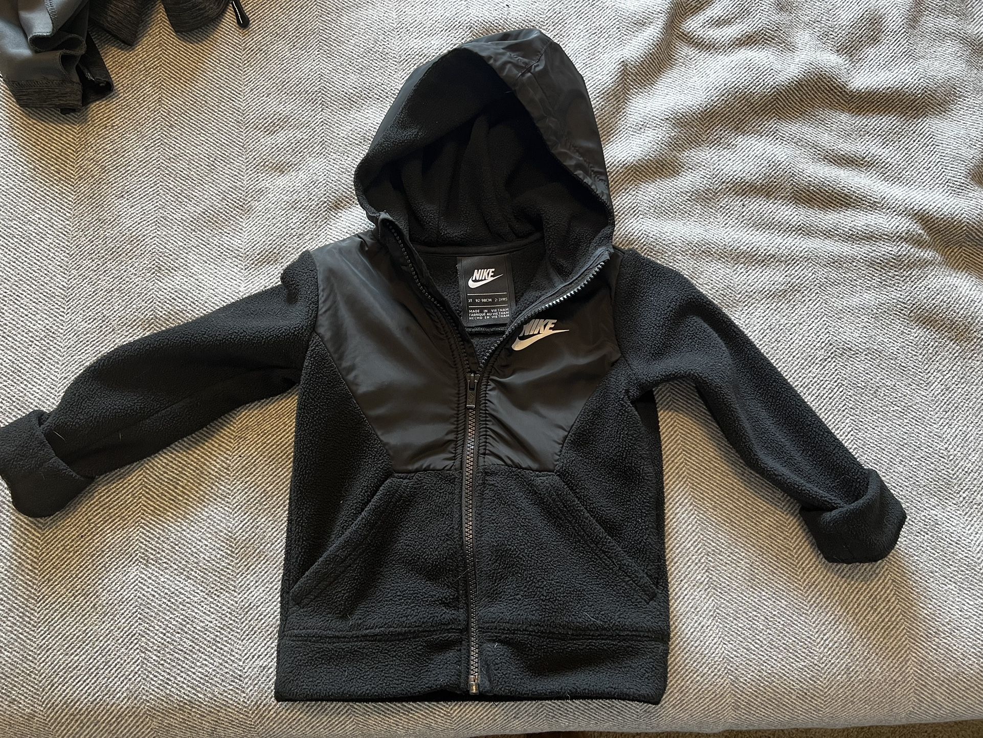 3T Black Nike Fleece Hoodie