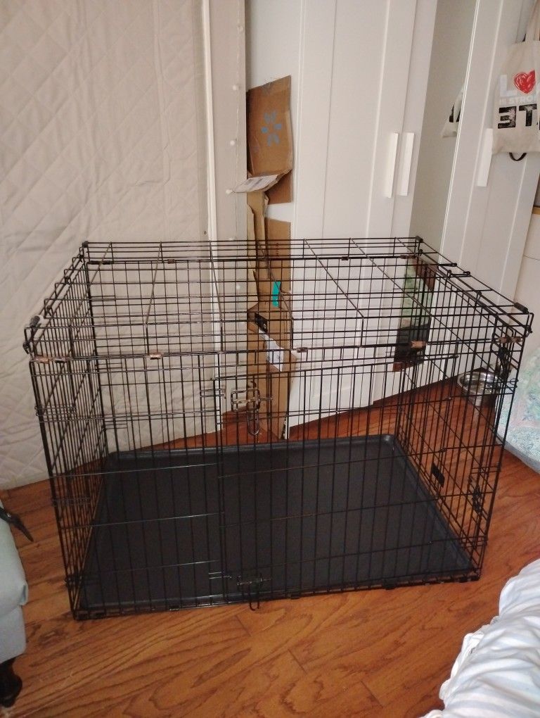 48 Inch Large Dog Crate Dog Cage Medium Dog Kennel Animal Pet Crate Pet Cage