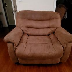 Big comfortable recliner.