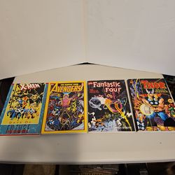 4 Marvel Comics trade paperback graphic novels