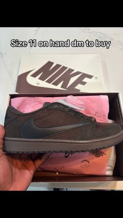 Travis Scott’s size 11 brand new with box