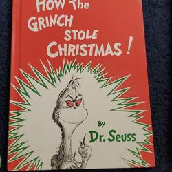 Vintage Dr.  Suess,  How The Grinch Stole Christmas. 