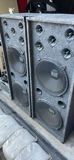 Large PA Speaker Cabinets – Pair