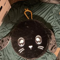Na! Na! Na! Surprise Plush Cat Face Storage Case / Costume Bag