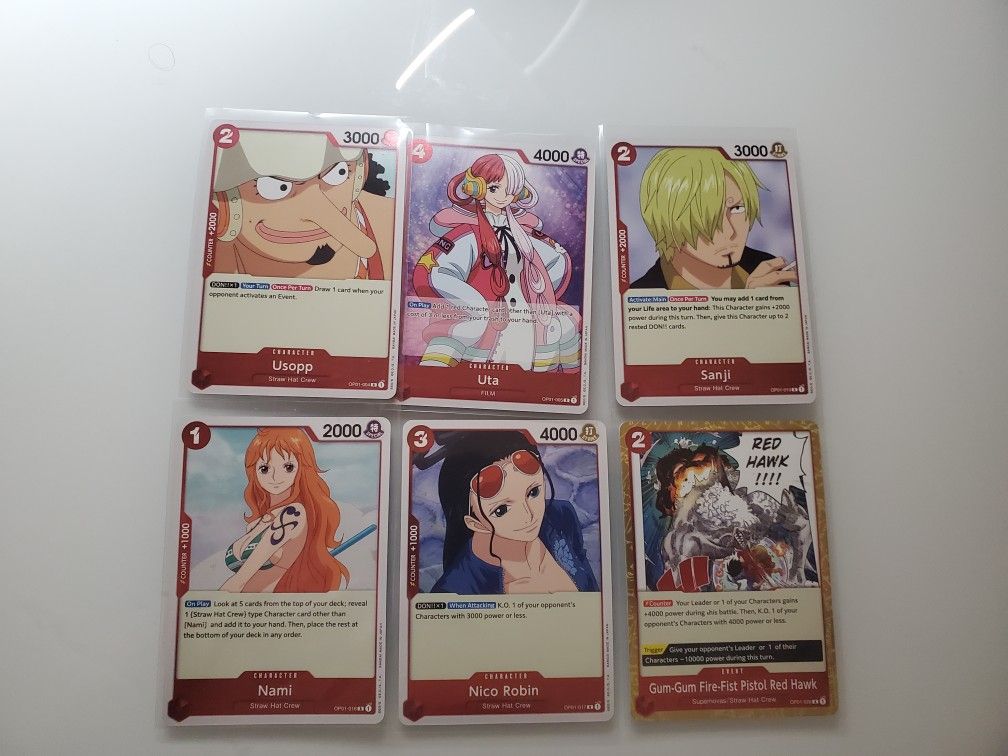 One Piece Romance Dawn Complete Rares