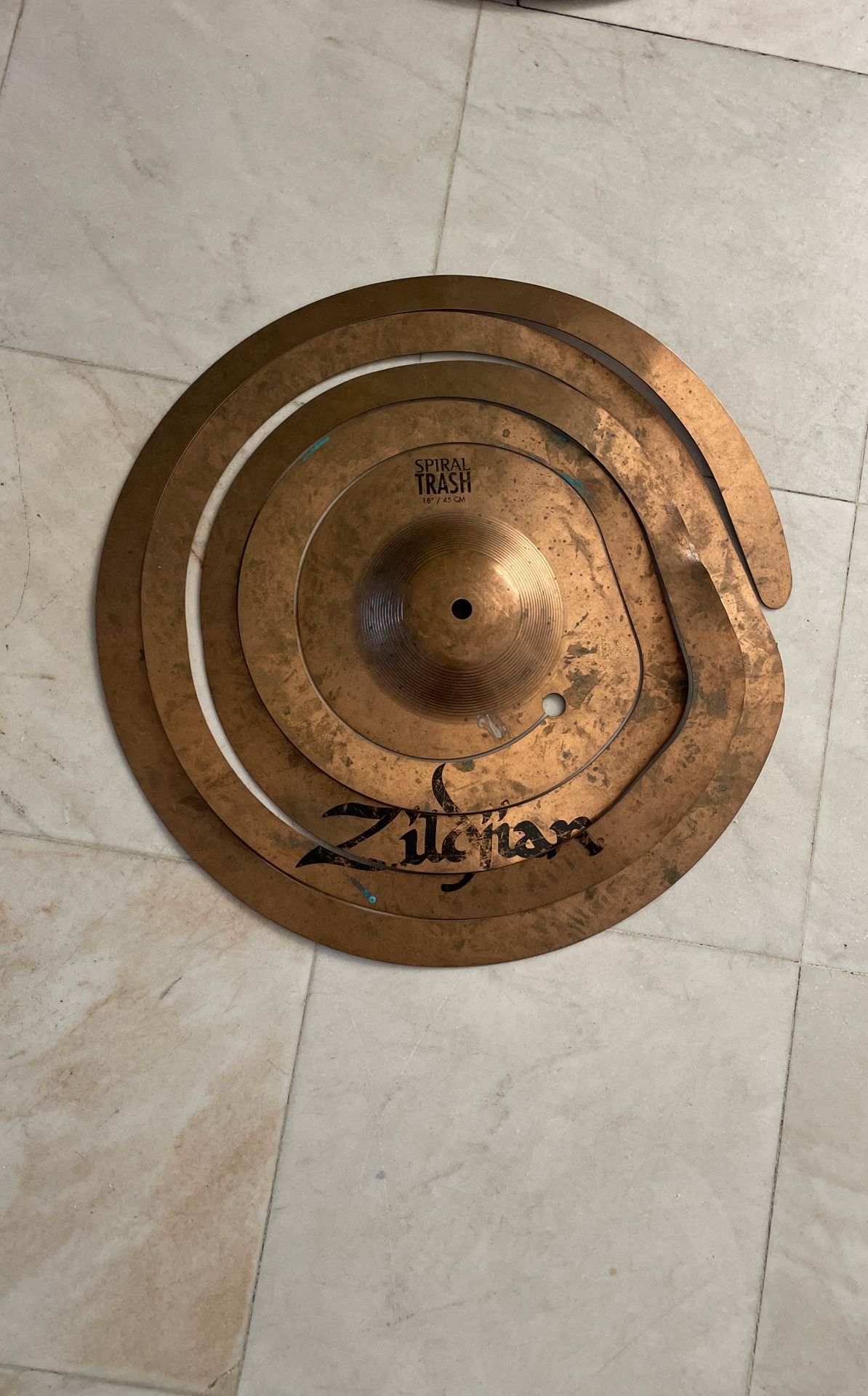Zildjian Spiral Trash Cymbal 18 Inches