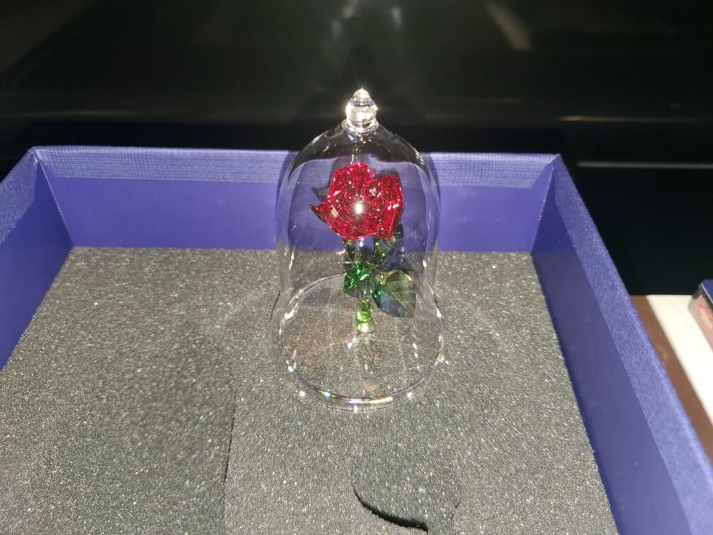 Swarovski Crystal Rose: Beauty & the Beast Collection + Movie & Cotton Gloves