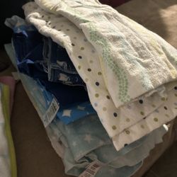 Burp Clothes, Towels, Crib Sheets 