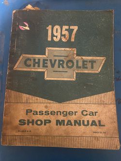 1950s Chevy Shop Manuals 