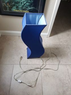 Blue 70s Lamp