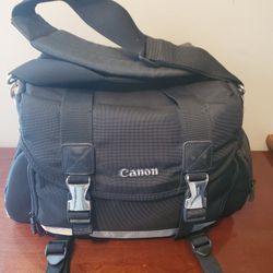 Canon 200DG Camera Bag Large Digital SLR Lens Case Gadget Black 15" Professional