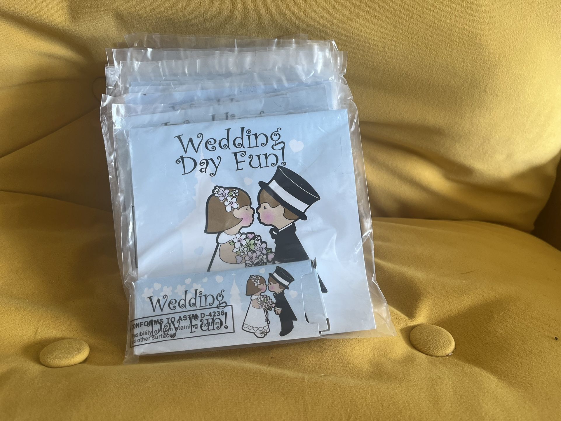 Kids Wedding Activity Books With Crayons