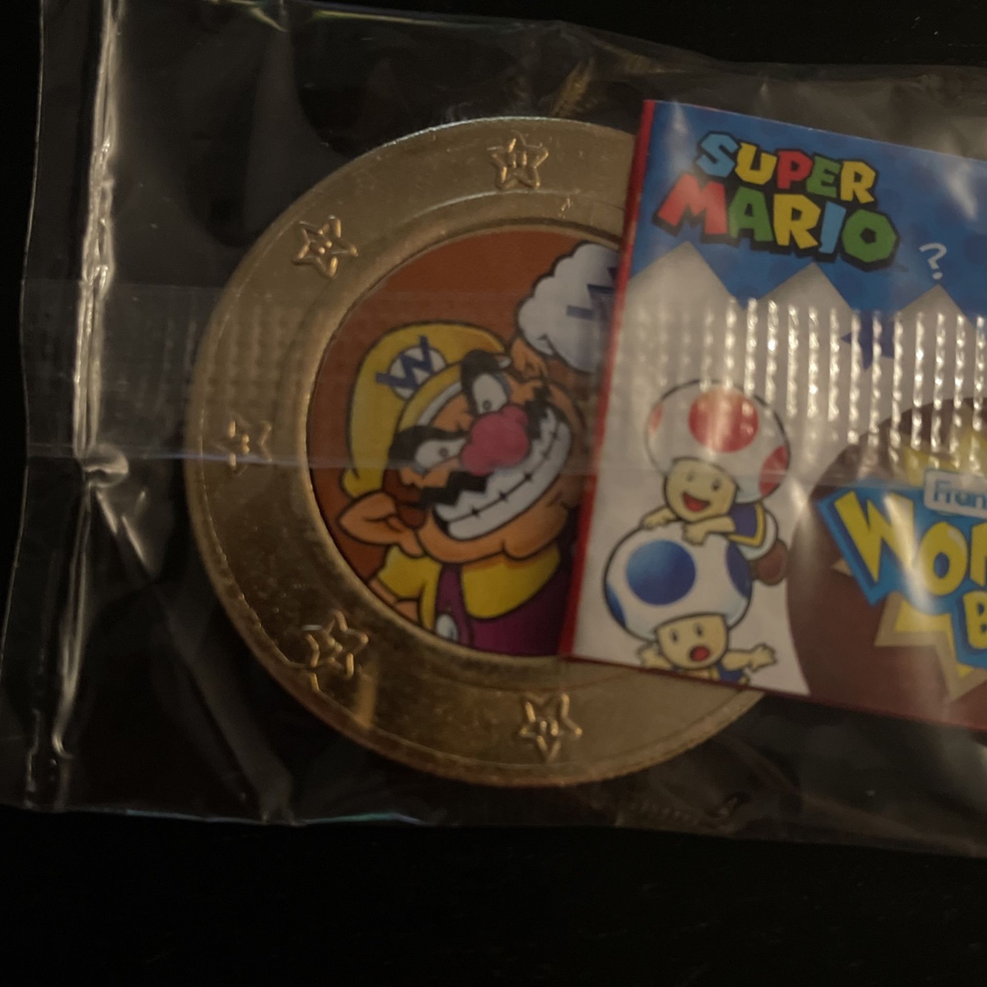 Super Mario Wonderball Coin - Wario