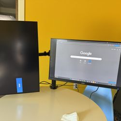 Dual Monitors With Stand 