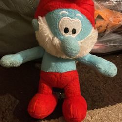 Papa Smurf Plush Small $6