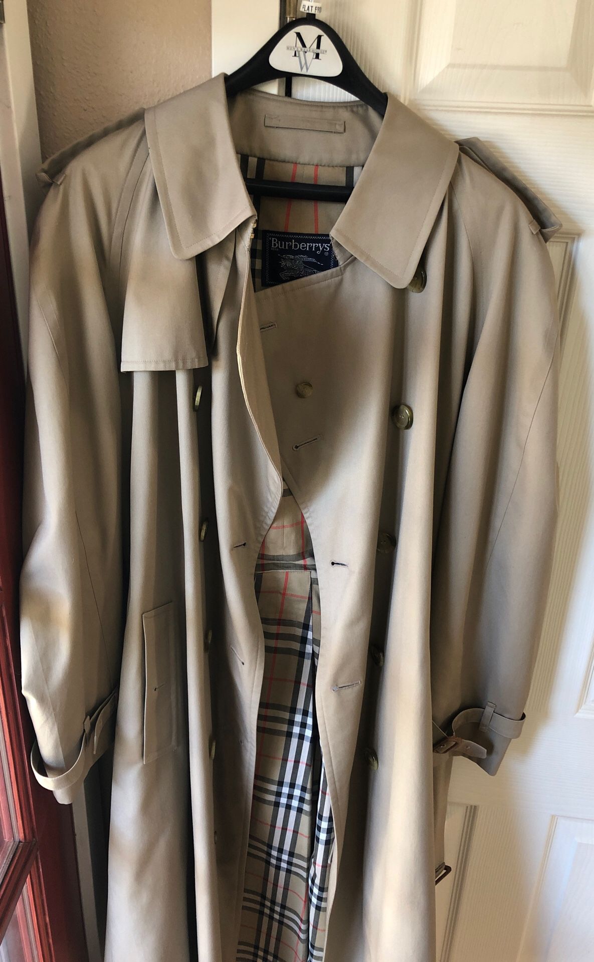 Burberrys’ Tan Trench Coat (Jacket/Overcoat)