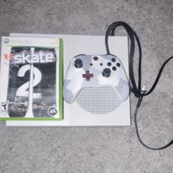 Xbox One S Console w/ Controller, Skate 1 & 2, GTA V