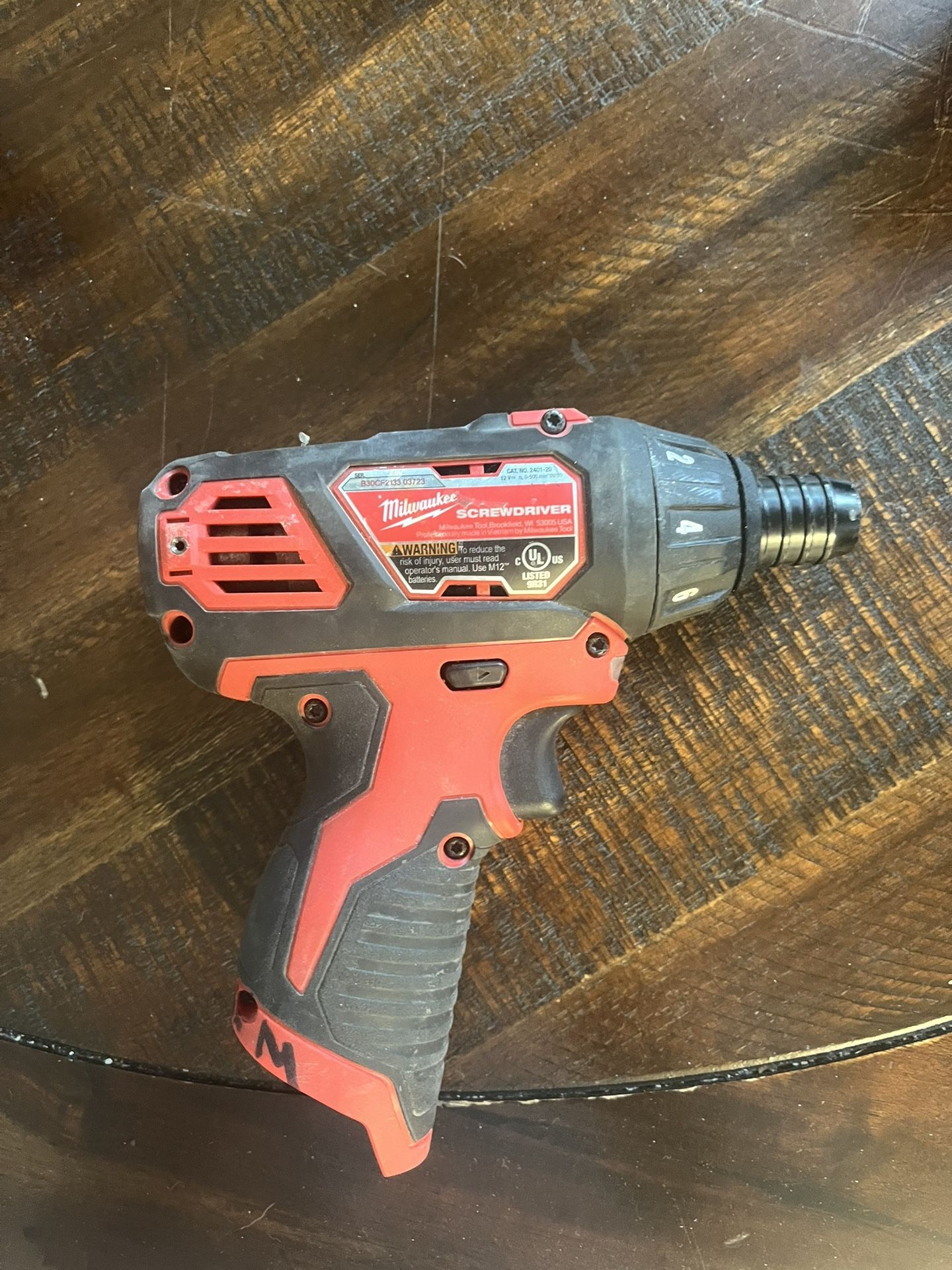 Miluakee 12v Drill $45